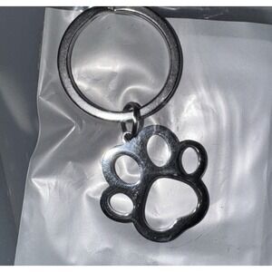 Dog Paw Keychain‎ Keyring Puppy Keychain New Pawprint